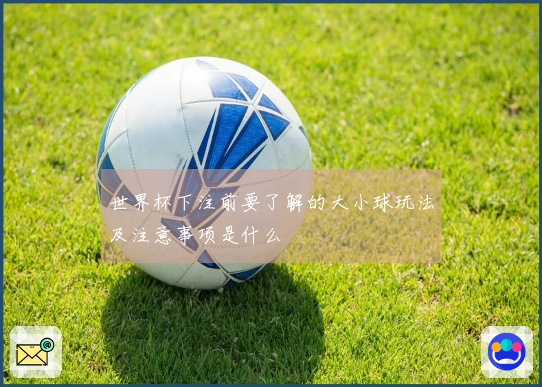 世界杯下注前要了解的大小球玩法及注意事项是什么